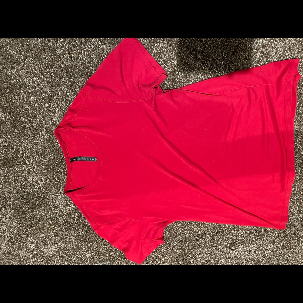 Lulu lemon red shirt size L